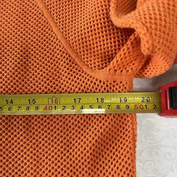 Sweaty Betty Top Shirt Womens Medium Mesh/Open knit Long Sleeve - Picture 9 of 10